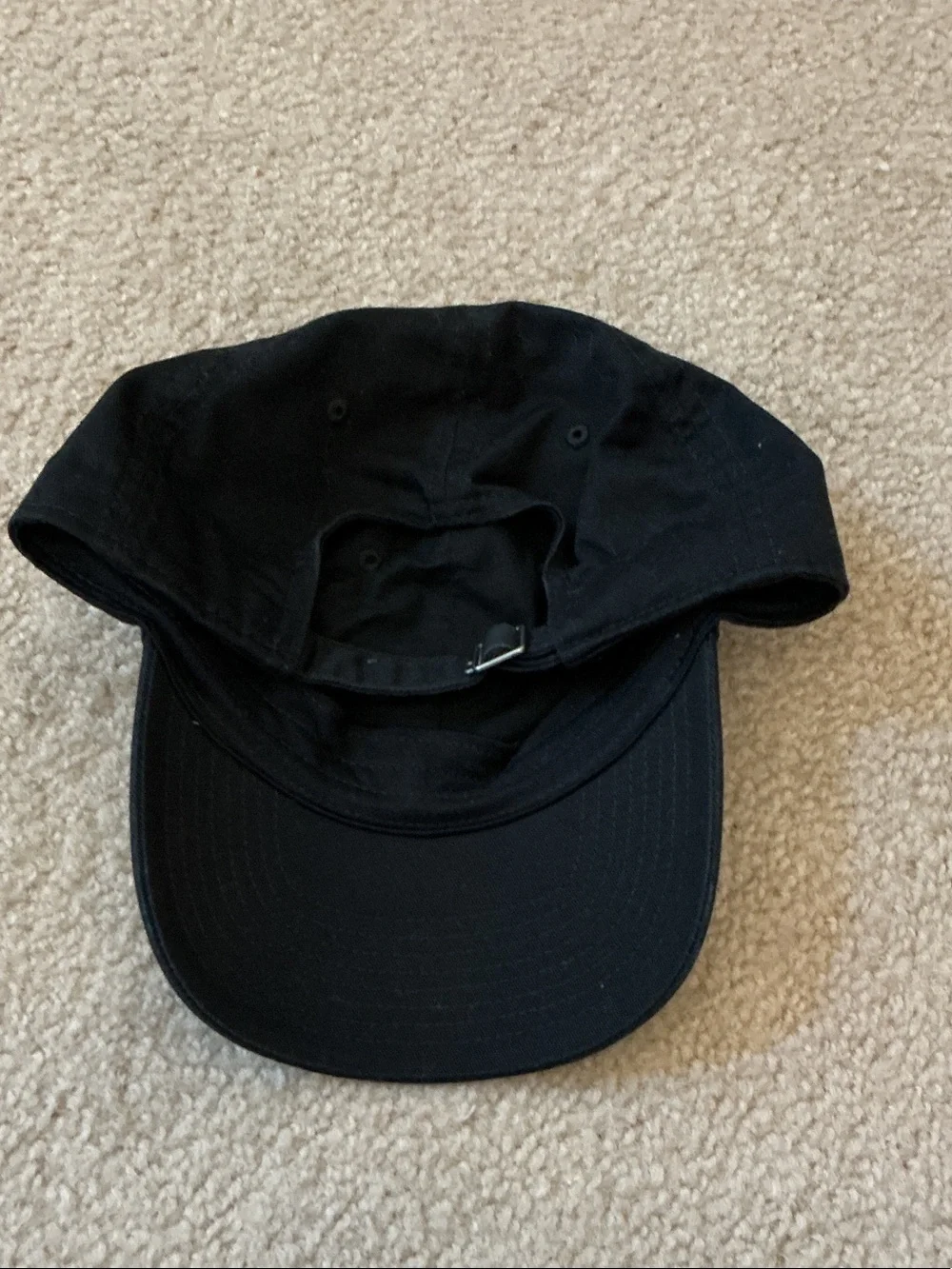 Nike Black Canvas Unstructured Univ of Texas Longhorns Baseball Hat Cap